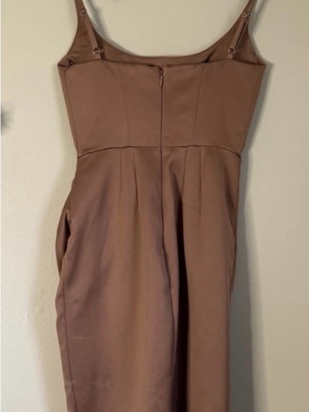 house of cb Satin Dress - Bronze - Picture 8 of 9